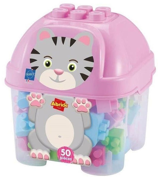 ECOIFFIER ABRICK SET CONSTRUCTIE PISICA 50 PIESE Simba - Imagine 1