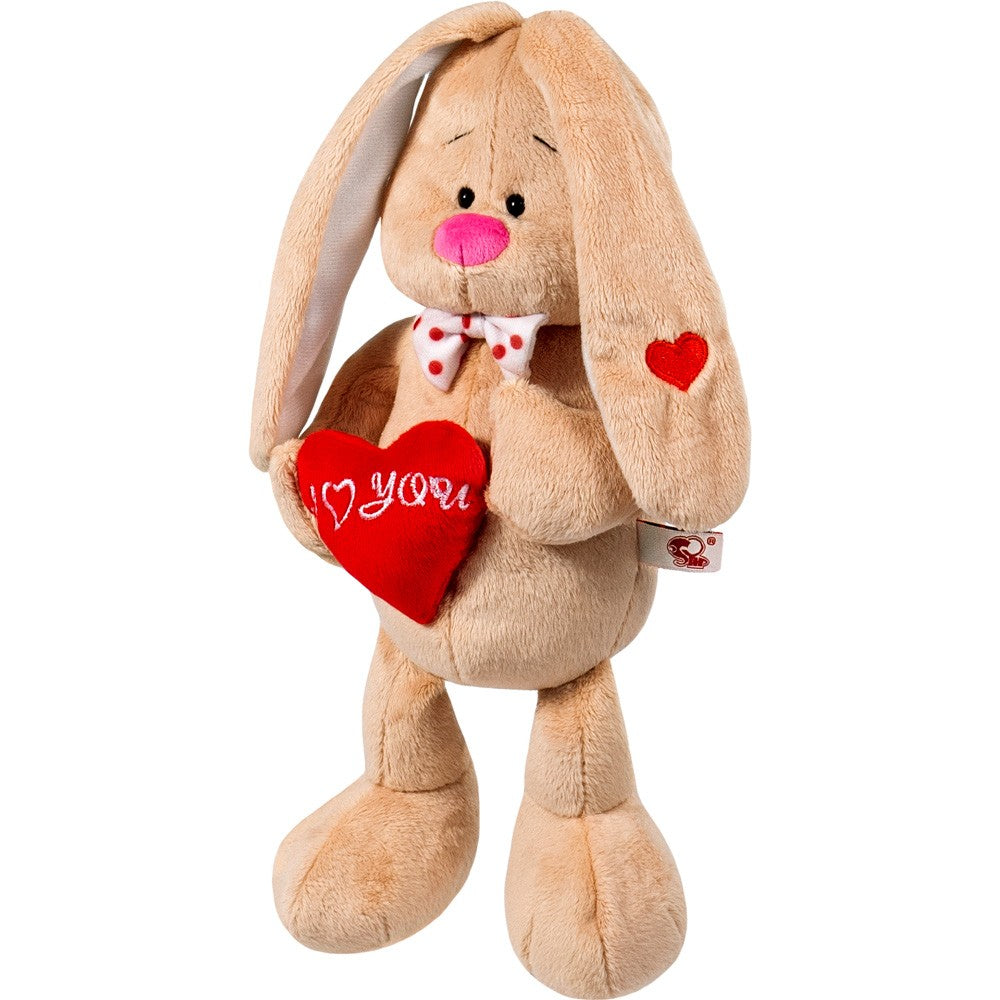 PLUS IEPURAS CU INIMA 35CM PLUSURI STIP - Imagine 1