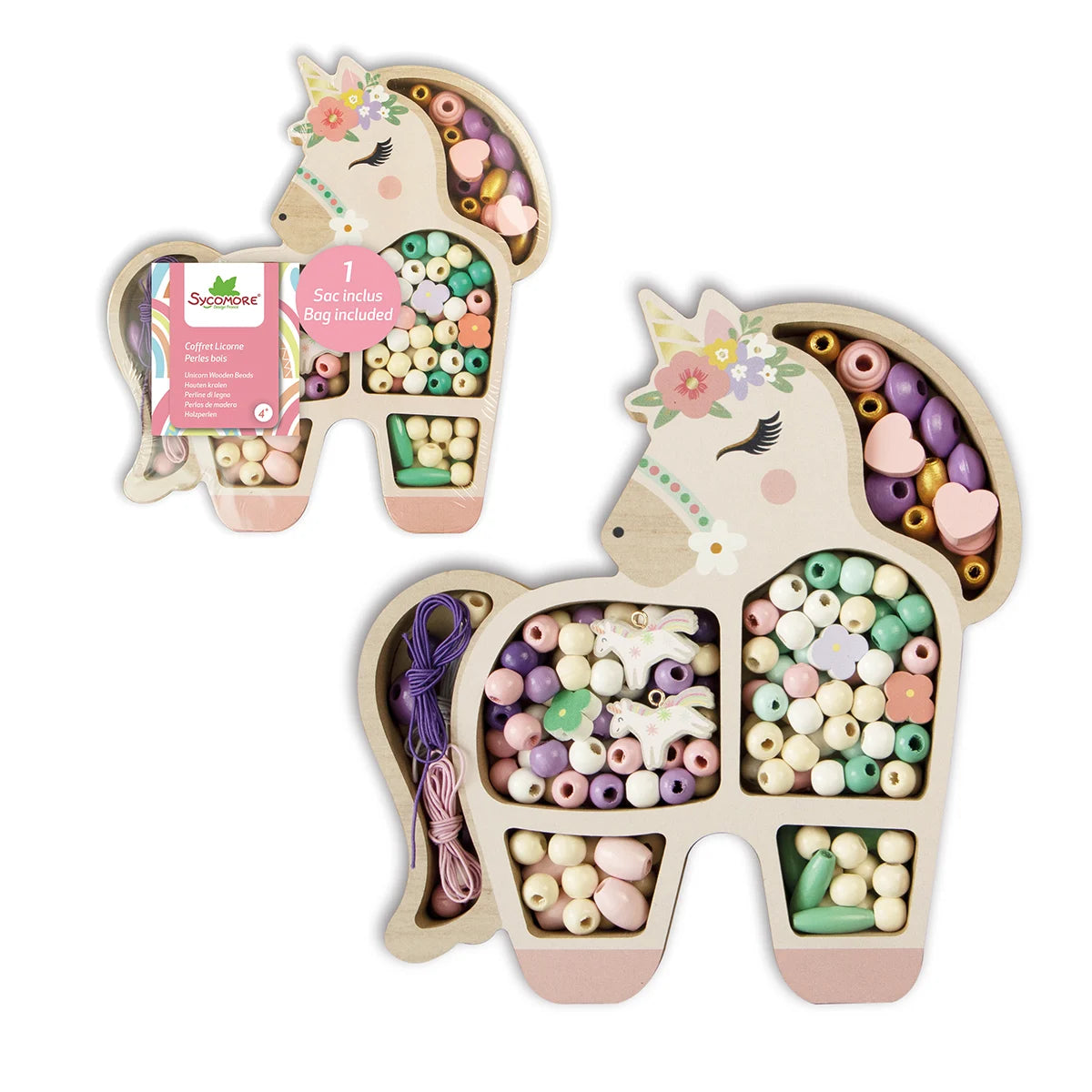 Mărgele Lemn mini-Unicorn Sycomore - Set Jucărie Creativă - Default Title (1) [ps:e027c799-b614-4713-aad8-60fd241639e5]