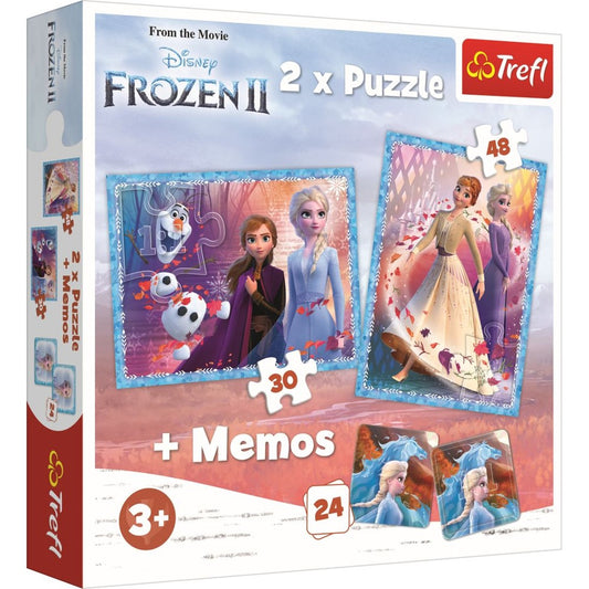 PUZZLE TREFL 2IN1 MEMO FROZEN2 TINUTUL MISTERIOS - Imagine 1 [ps:e446fb43-5e1b-4fc9-8482-5efcd0e85374]