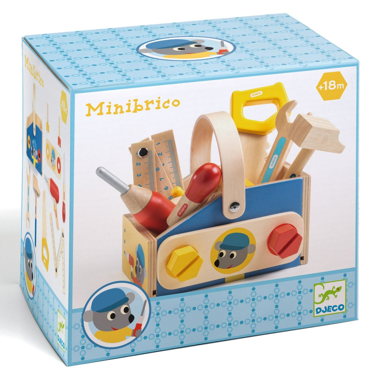 Set bricolaj Minibrico, Djeco - Imagine 1 [ps:7082ed15-9234-482e-b00e-fd0062e70d1f]