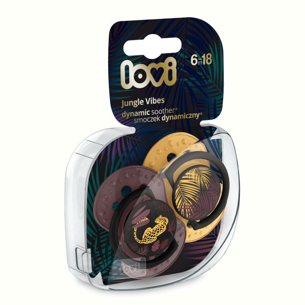 Lovi Suzeta Silicon Dynamic 6-18M 2 Pcs Jungle Vibes- - Imagine 1 [ps:456d869d-9979-4579-a3e9-32aab2bc4d82]