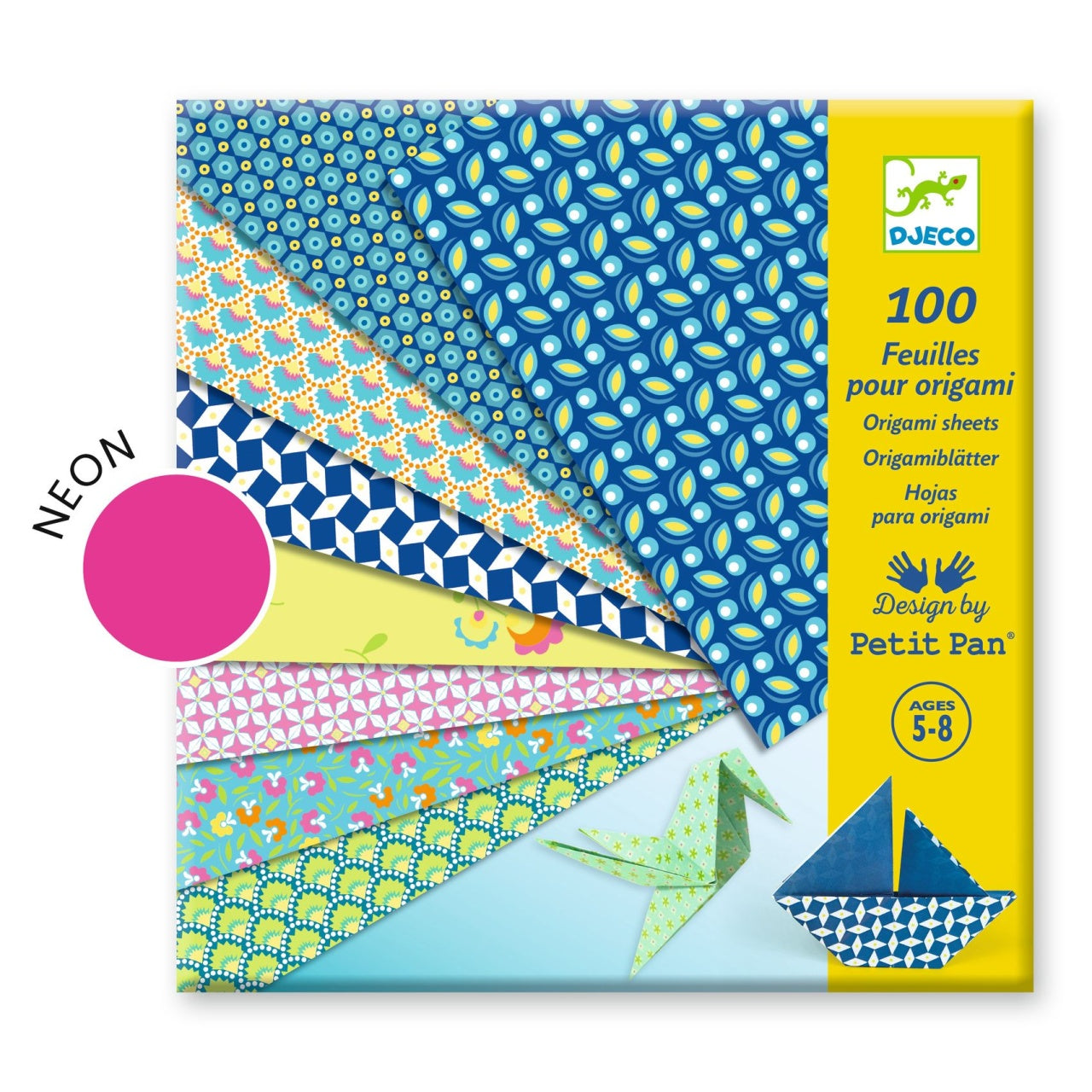 Joc creativ Foi de origami Natsu, Djeco - Imagine 1 [ps:5b8b4b65-2441-4fb4-a35d-697d850420cf]
