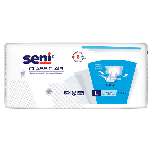 SENI Classic Air, scutece pentru adulti, L, 30 buc - Imagine 1 [ps:5e239203-b48b-4f16-8d65-abce4bf94ad1]