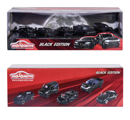 MAJORETTE SET 5 MASINUTE BLACK EDITION 2.0 GIFTPACK Simba - Imagine 1 [ps:6bdfc96a-889c-4401-8b29-12f22a5d64c4]
