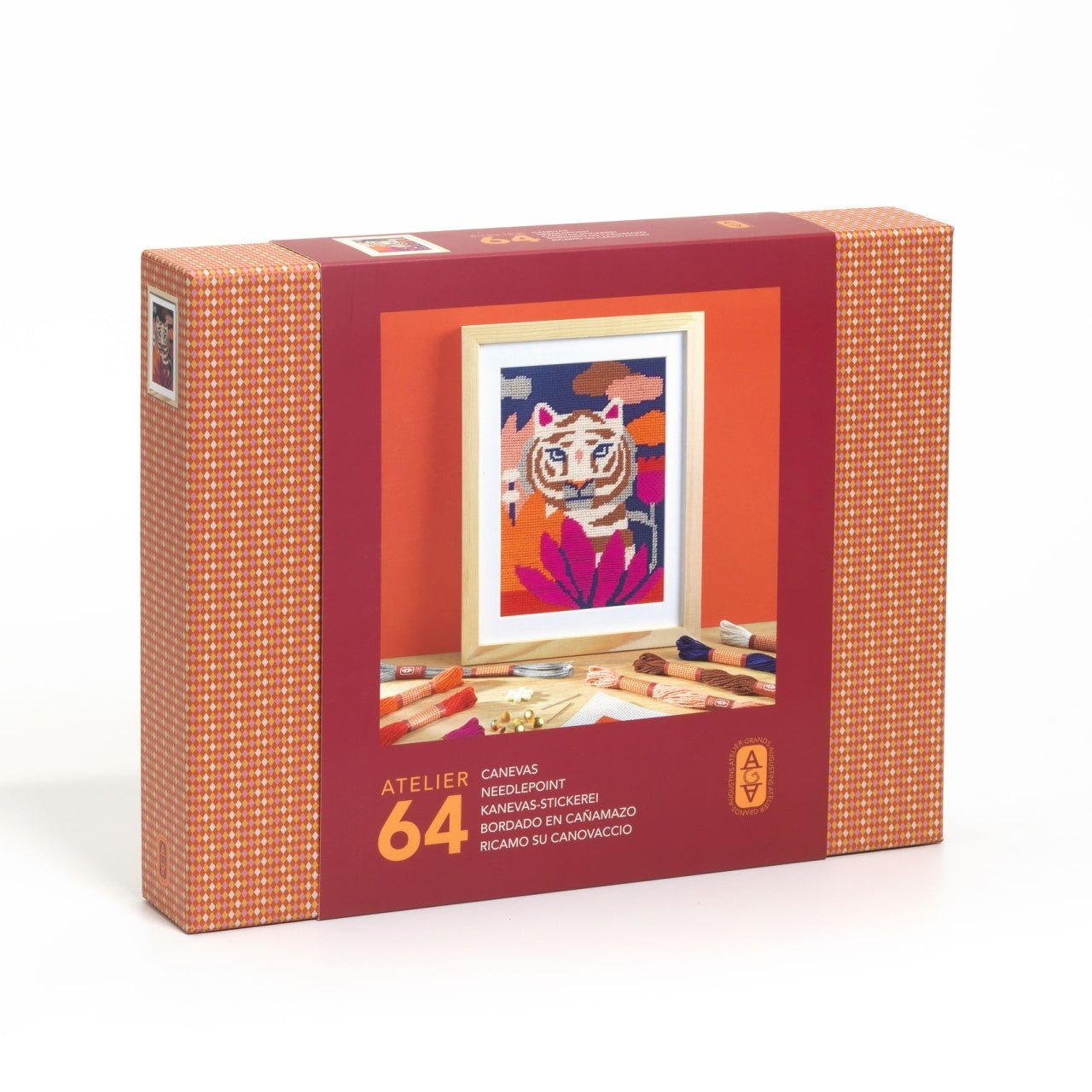 Atelier creativ 64 pentru adulti Goblen si broderie, Djeco - Imagine 1 [ps:d78fc966-aadb-4447-8ea4-c4a565213e3d]