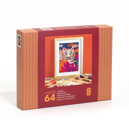 Atelier creativ 64 pentru adulti Goblen si broderie, Djeco - Imagine 1 [ps:d78fc966-aadb-4447-8ea4-c4a565213e3d]