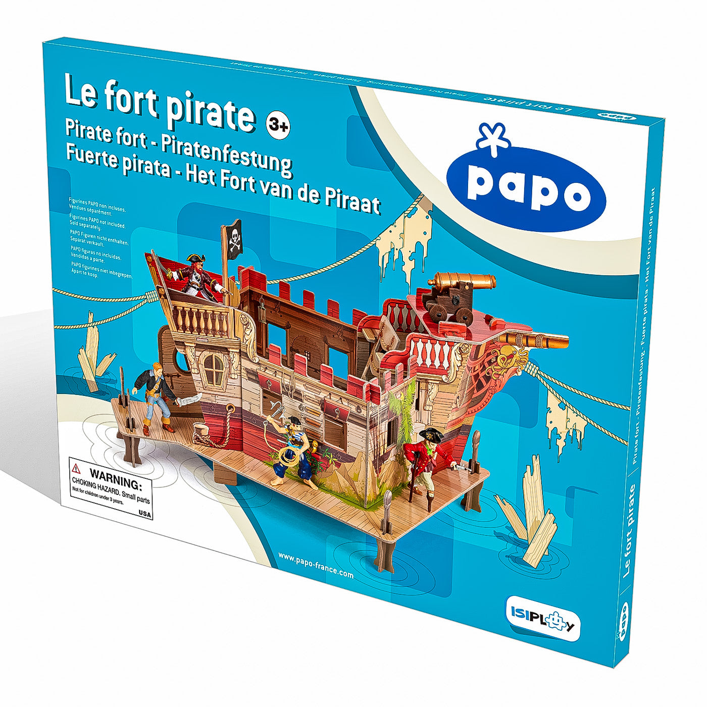 PAPO FIGURINA PUZZLE 3D CORABIE PIRATI - Imagine 1