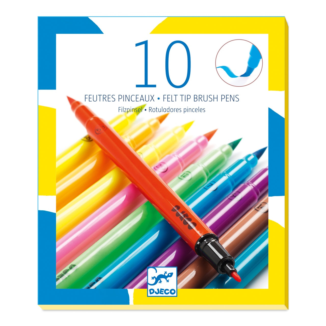Carioci pensula culori pop, Djeco - Imagine 1 [ps:44c923dc-9c0a-4a12-9681-506be3216d87]