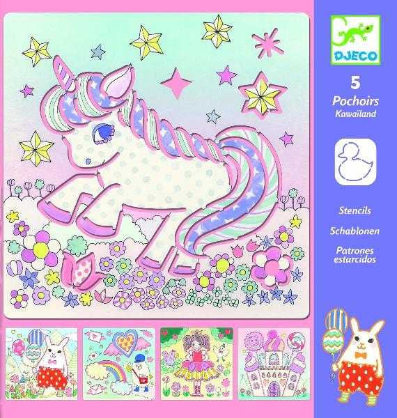 Sabloane O lume magica, Djeco - Imagine 1 [ps:6a7c4992-e3a3-4fbd-93d3-34310ae046c7]