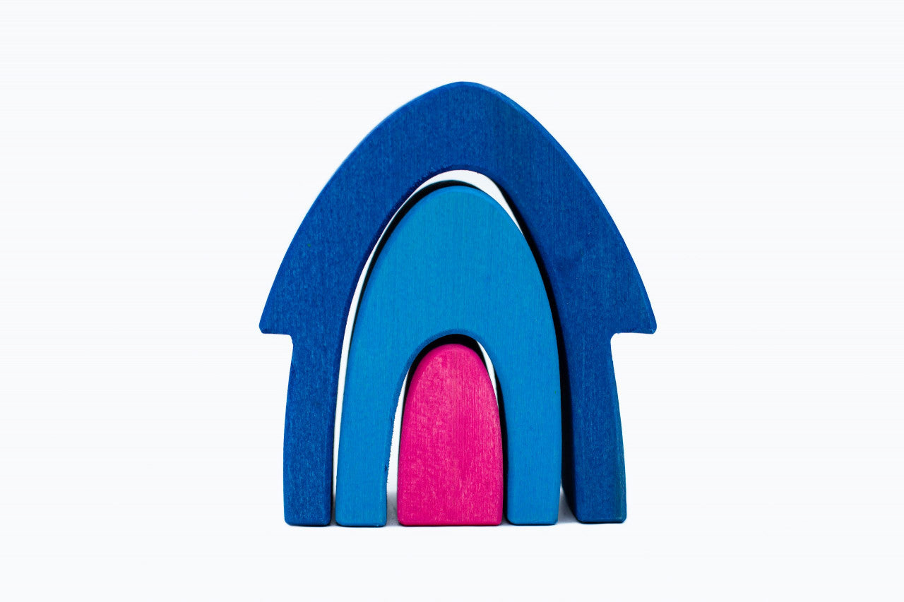 Set handmade Marc toys, Casuta din povesti Albastru - Imagine 1 [ps:f59a66ea-78be-4401-9e62-d771960eba6c]