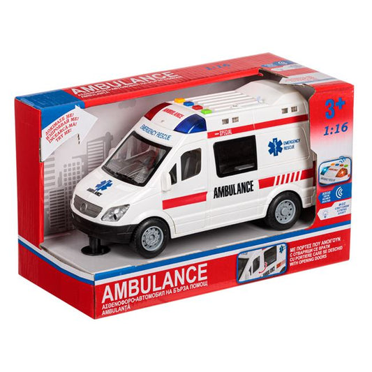 Ambulanță cu Sunet și Lumină 1:16 Jumbo - Jucărie Rol - Default Title (1) [ps:2387426e-34ba-4d3a-99c7-23be044c1fc4]