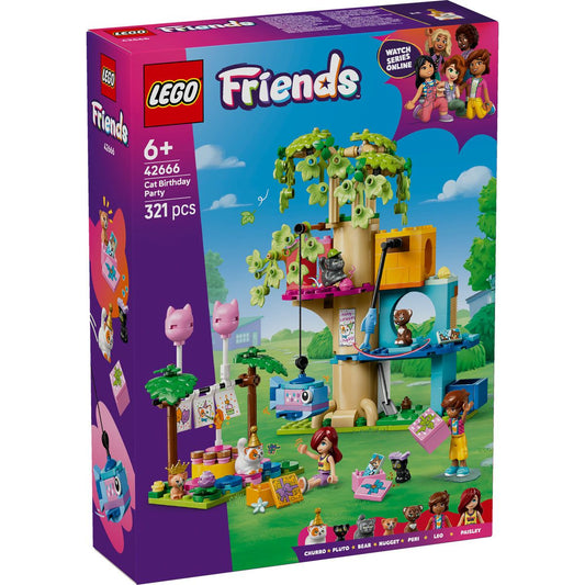 LEGO FRIENDS PETRECERE DE ZIUA DE NASTERE A PISICII SI - Imagine 1 [ps:4e543476-f949-4865-b765-b518d09fa5ad]