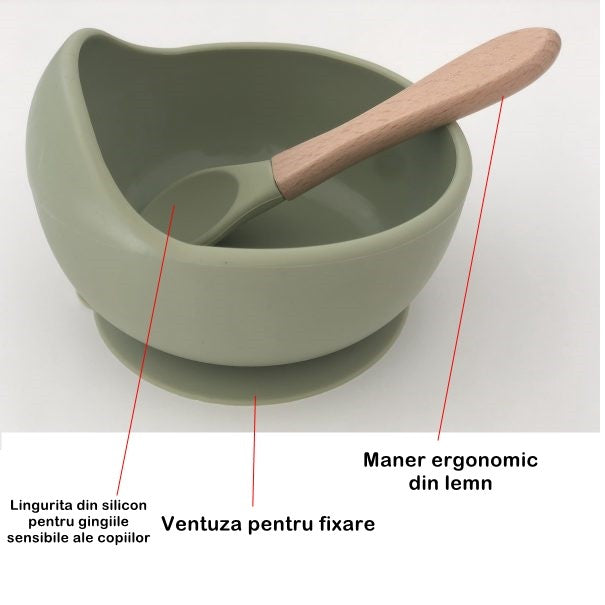 Set Diversificare Silicon Flippy 8 Piese, Maro - Verde Închis (1) [ps:d3bc7395-0d8e-4e65-8212-f31e2ef816f6]
