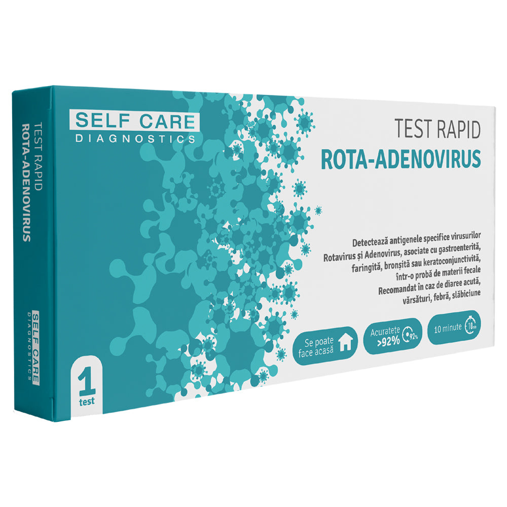BARZA, test, rapid, pentru rota-adenovirus, 1 buc - Imagine 1