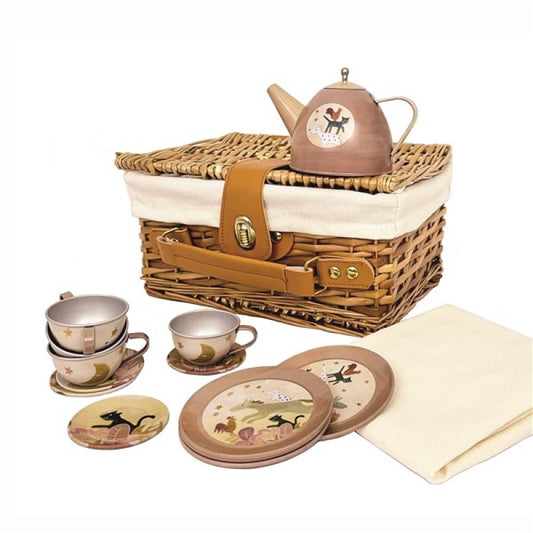 Set ceai in cos picnic, Muzicantii din Bremen, Egmont Toys - Imagine 1 [ps:951336ec-db2c-40fd-b4a9-45de223f73a3]