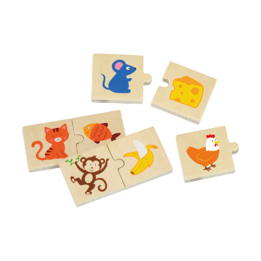 Puzzle sortator - Animale si hrana, Viga - Imagine 1