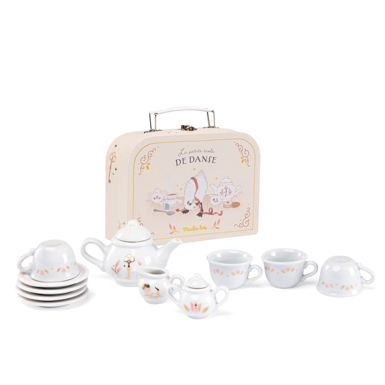Set de ceai La Petite École de Danse, Moulin Roty - Imagine 1 [ps:0e3dbedb-ae10-4cda-939c-bb2fb5b5e3ff]