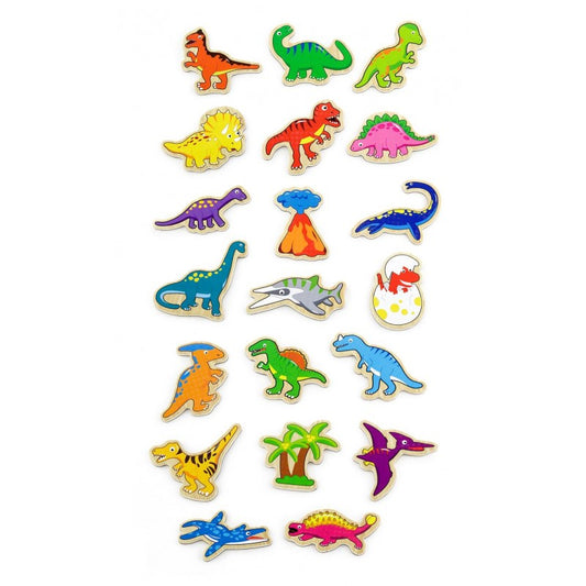 Set dinozauri magnetici din lemn 20 buc, Viga - Imagine 1 [ps:bdc7de3f-097a-49c4-b106-dfbafbc5ef27]