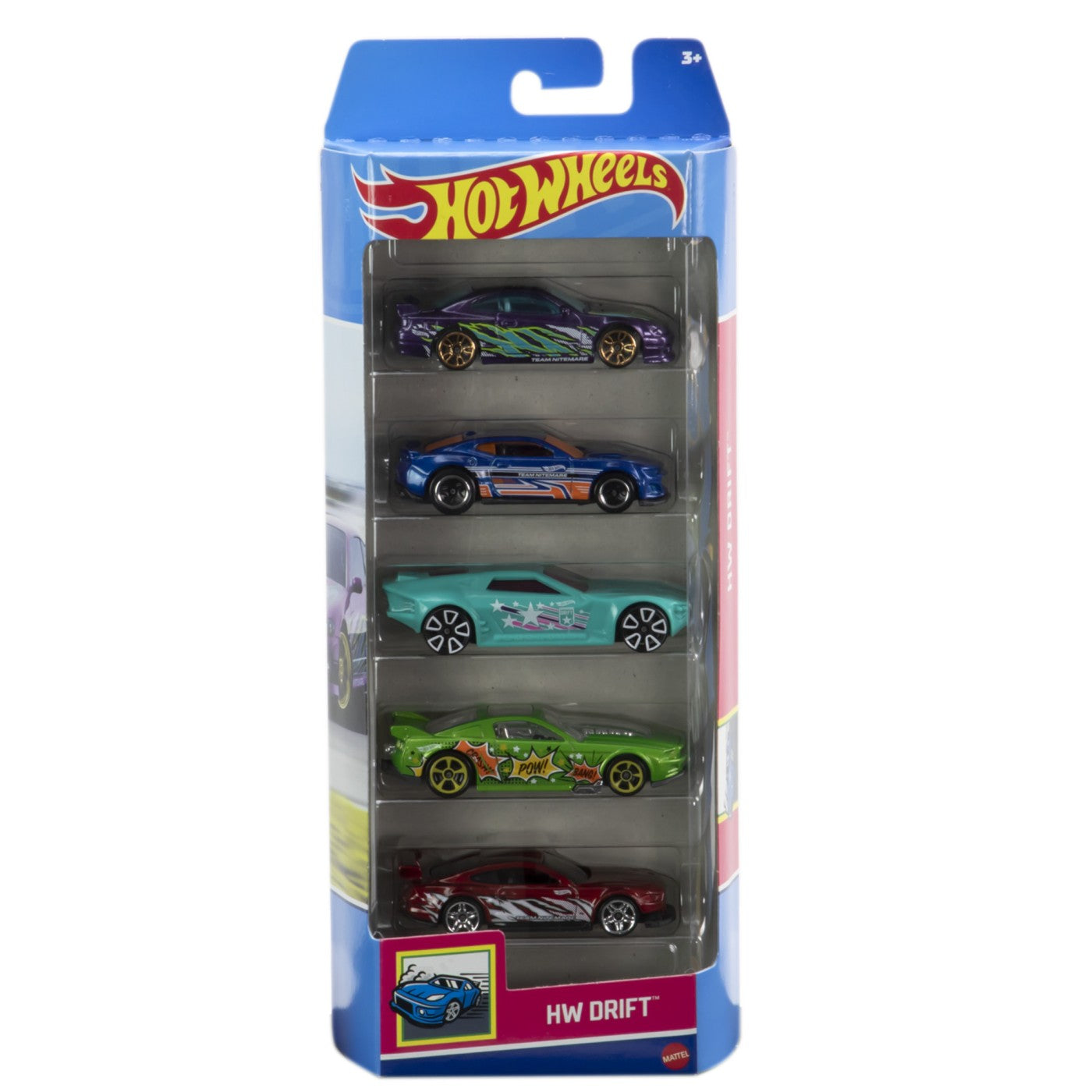 SET 5 MASINI HOT WHEELS CU DESIGN HW DRIFT Mattel - Imagine 1 [ps:be999fef-d62d-48e3-80c4-078906dc31a8]