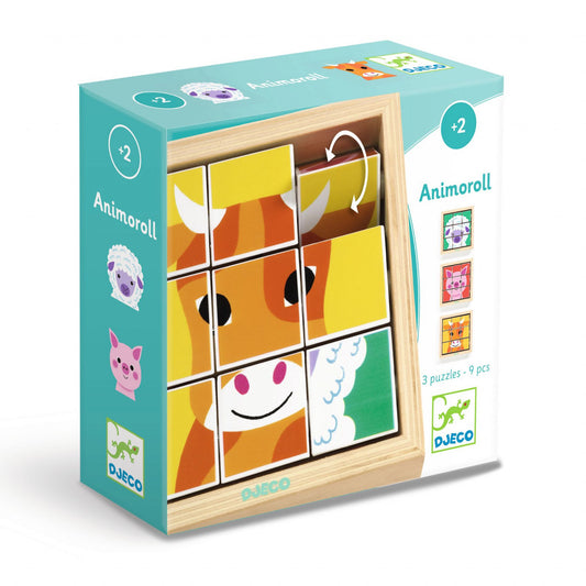 Puzzle rotativ Animoroll, Djeco - Imagine 1 [ps:31ac0969-4393-473f-960c-4f0ecd573e80]