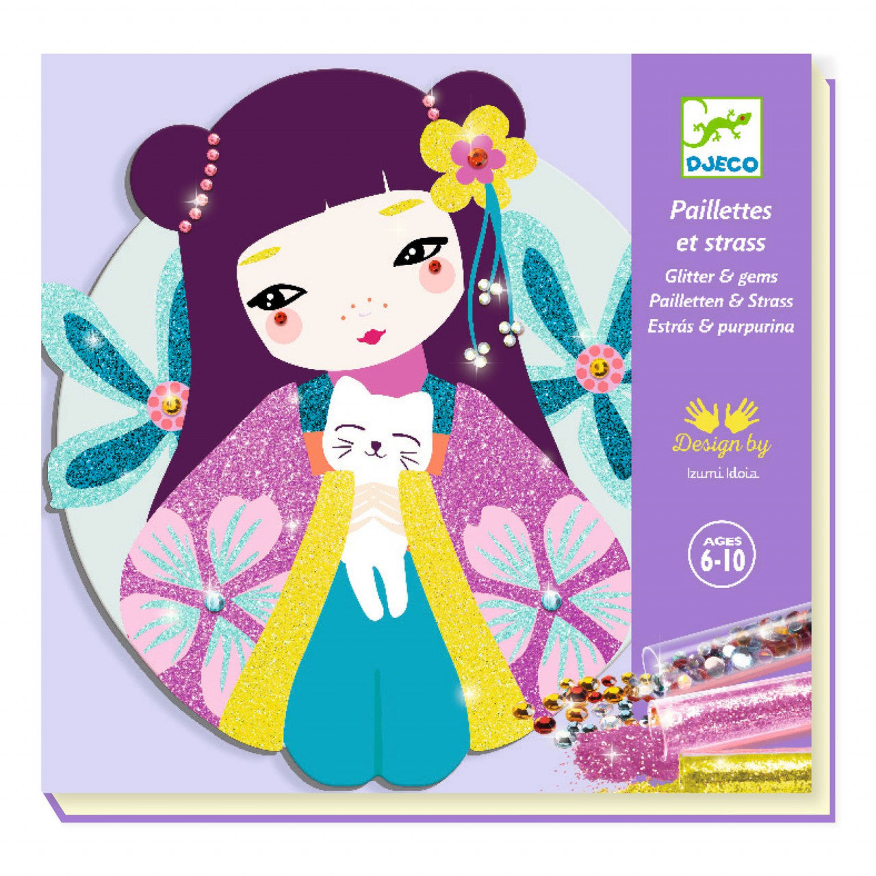 Atelier creativ cu sclipici Onnanoko, Djeco - Imagine 1 [ps:6c431ffd-e398-4b35-a2b3-99cdc977dcb2]