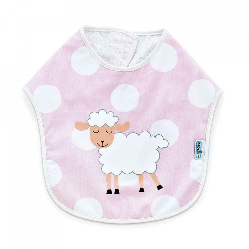 Baveta din bumbac BabyJem Dots (Culoare: Roz) - Roz