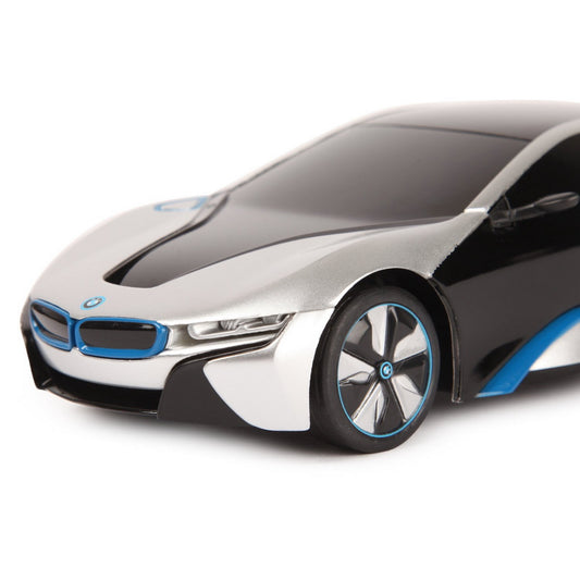 MASINA CU TELECOMANDA BMW I8 ARGINTIE SCARA 1 LA 24 Rastar - Argintiu