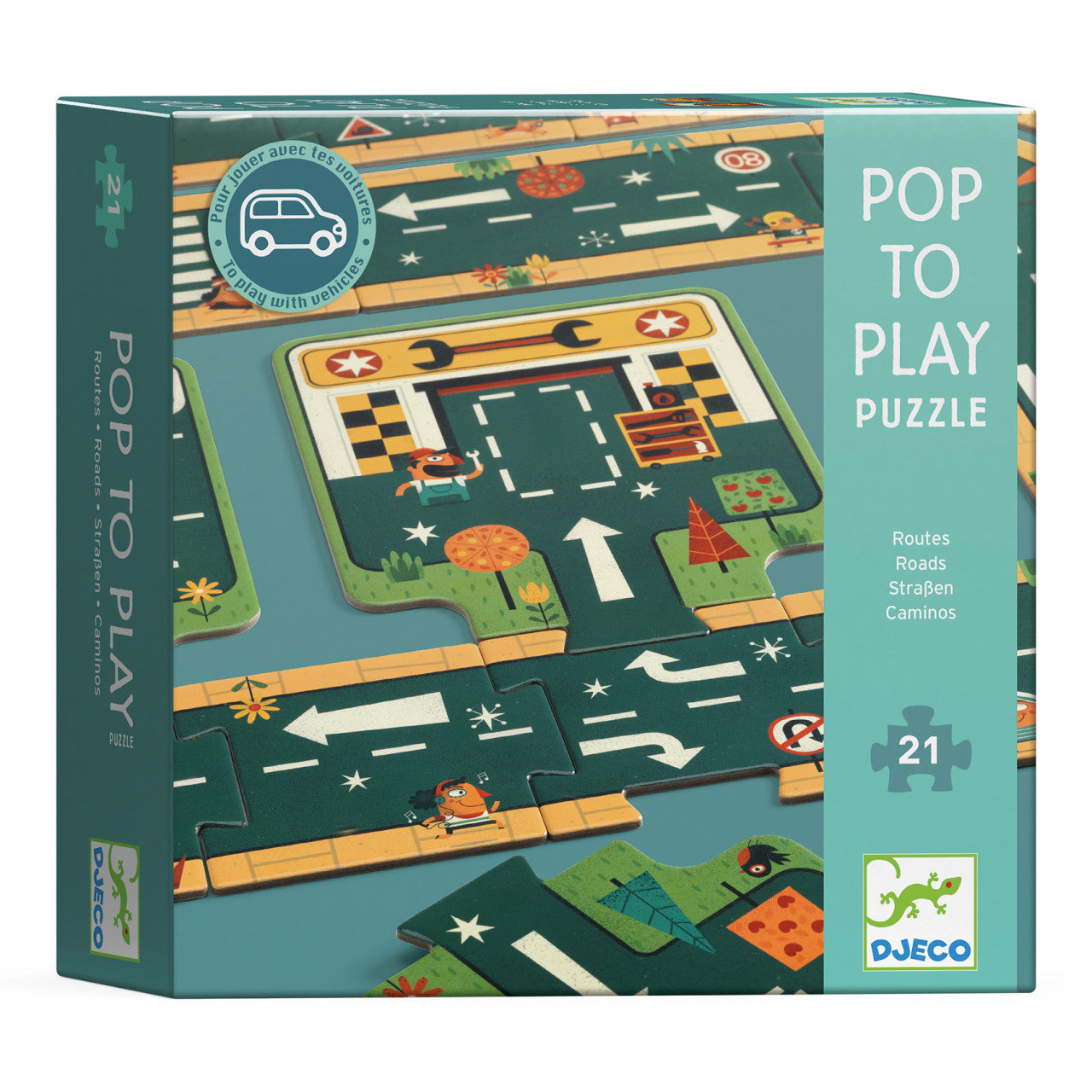 Puzzle Pop to play Drumuri, Djeco - Imagine 1 [ps:96864957-0d44-4715-9c92-9d28f23d7aab]