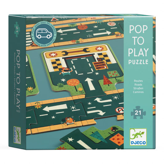 Puzzle Pop to play Drumuri, Djeco - Imagine 1 [ps:96864957-0d44-4715-9c92-9d28f23d7aab]