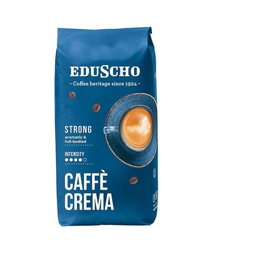 EDUSCHO Crema Strong, cafea prajita boabe, 1 kg - Imagine 1 [ps:b26ea4d5-c3e3-4764-aa0d-89a26d387f4a]