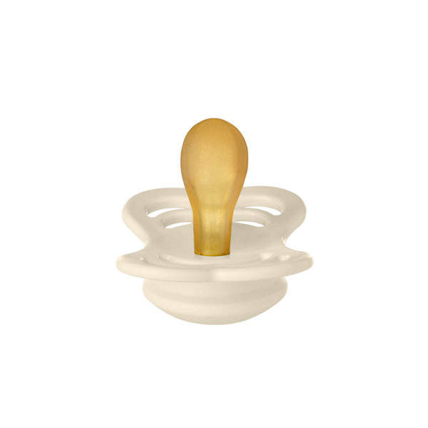 Suzeță BIBS Supreme Latex, Tetină Simetrică, 0 luni, Ivory - Ivory (1) [ps:ca0ecd92-2f90-4640-83b1-044b85caf86b]