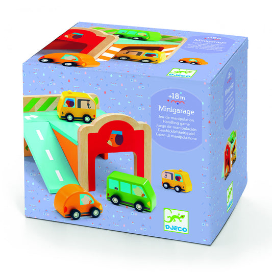 Mini garaj cu masinute, Djeco - Imagine 1 [ps:78a52d86-4daf-47dc-a435-1b217195074b]