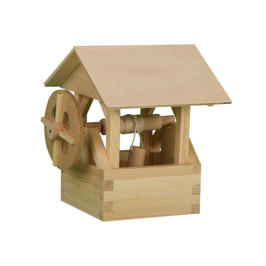Set construit Fantana cu roata si acoperis, 68 piese din - Imagine 1 [ps:69c9fb3a-261e-48ed-9c86-43eb008f97a9]
