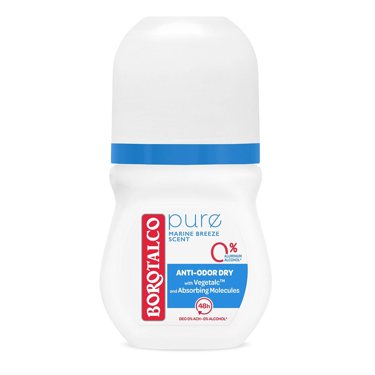 BOROTALCO Pure Blue, deodorant, roll-on, 50 ml - Imagine 1