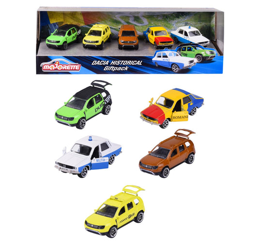MAJORETTE SET 5 MASINUTE METALICE DACIA Simba - Imagine 1 [ps:becb47bd-7ab5-4067-9f58-4a51d8f846ed]