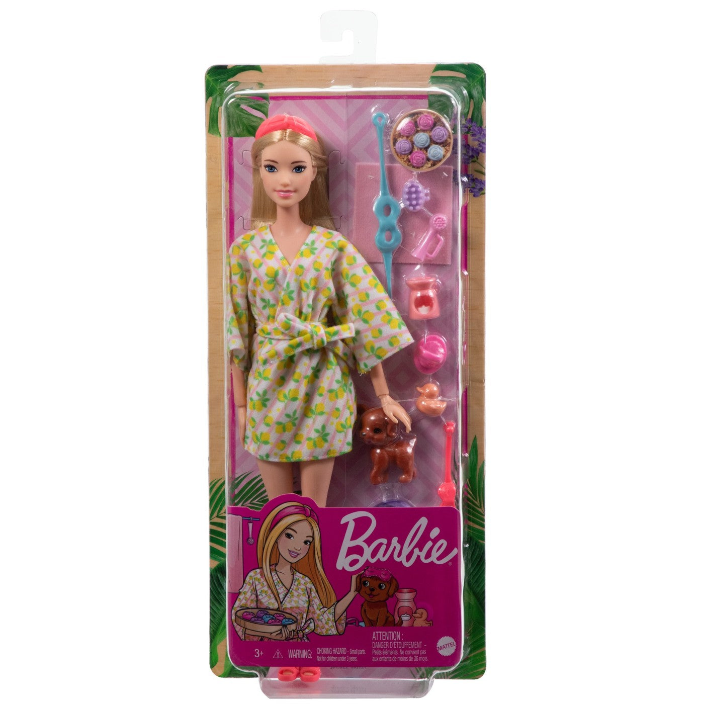 BARBIE SET DE JOACA CU ACCESORII PAPUSA BARBIE O ZI LA - Imagine 1