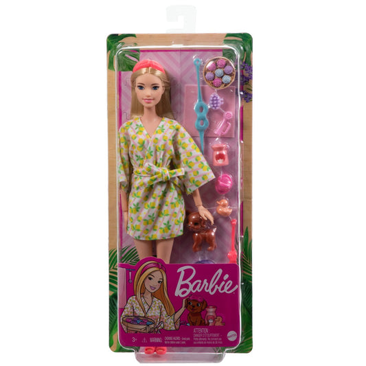 BARBIE SET DE JOACA CU ACCESORII PAPUSA BARBIE O ZI LA - Imagine 1