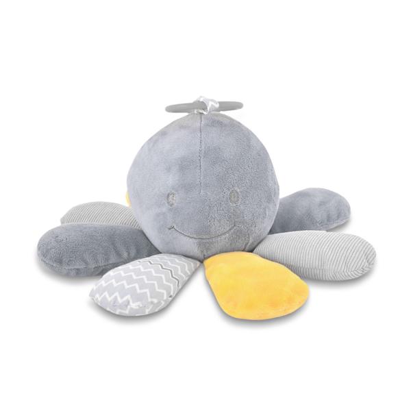 Jucărie Plus Octopus Lorelli, Natural Grey, 0 luni+ - Grey (1) [ps:9a245120-e468-48f3-a240-f7187ad2d348]