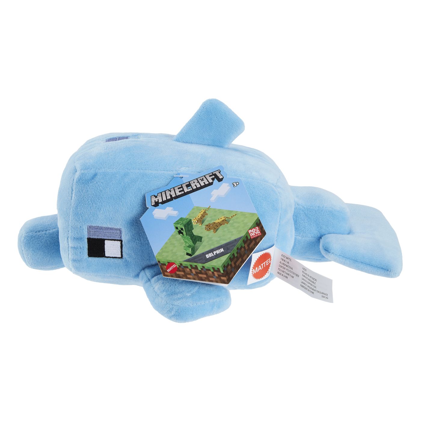 MINECRAFT FIGURINA DE PLUS DELFIN 20CM Mattel - Imagine 1 [ps:5797f1fc-3ea3-4fa5-b53b-0d710beec078]