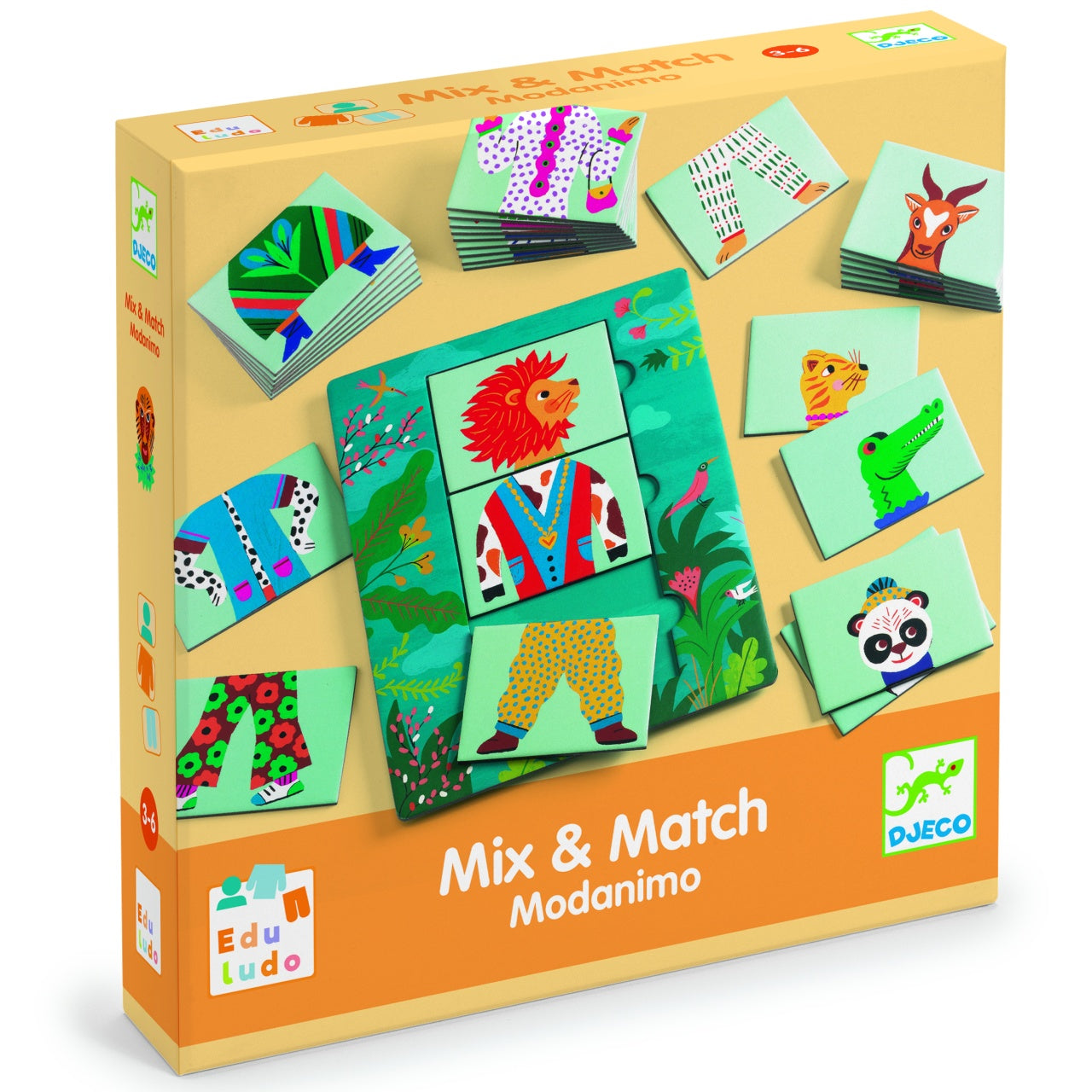 Joc Eduludo Mix & Match Modanimo, Djeco - Imagine 1 [ps:aaf7897f-741f-4895-8318-fde1808d9d62]