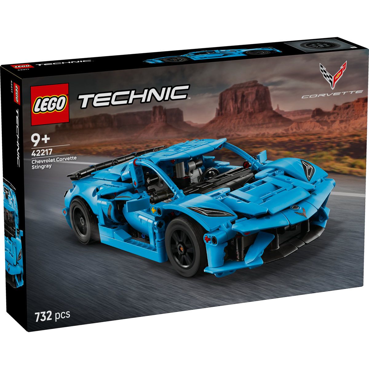 LEGO TECHNIC CHEVROLET CORVETTE STINGRAY ALBASTRU 42217 - Imagine 1 [ps:c6700cea-25ff-46a2-b291-5b620d04d3d9]