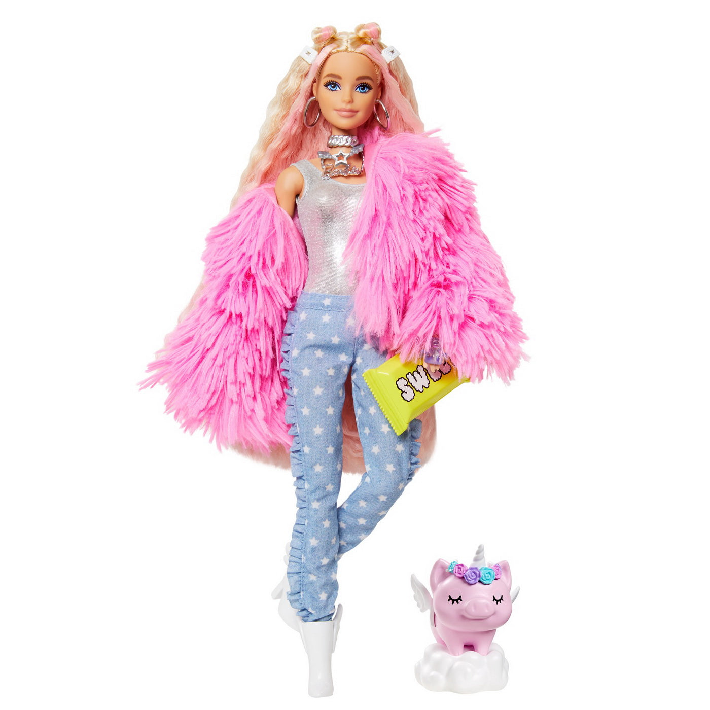 PAPUSA BARBIE EXTRA STYLE FLUFFY PINKY Mattel - Fluffy Pinky (1) [ps:18d03a22-4c47-455a-ac83-5f47447fff6e]