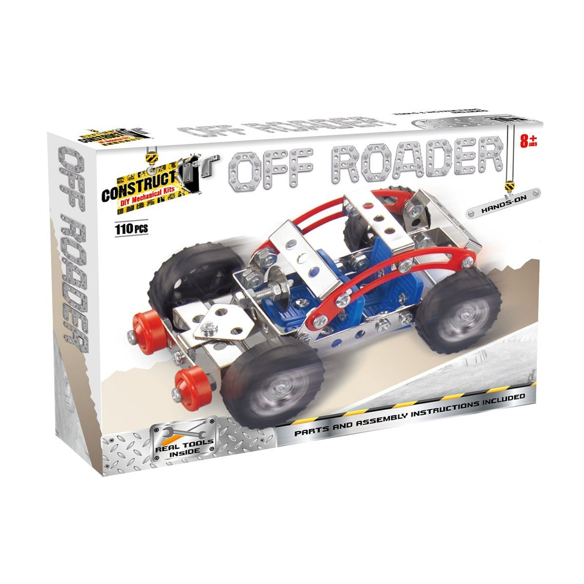 Kit STEM Vehicul de teren, nivel incepator Construct It - Imagine 1 [ps:47e04dba-03db-45cf-ba84-d0907afb7695]