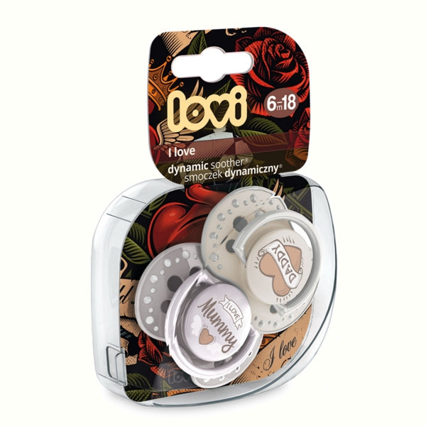 Lovi Suzeta Silicon Dynamic 6-18M 2 Pcs I Love - 22/868 [ps:33f05215-b32c-4993-9f95-533458404bfa]
