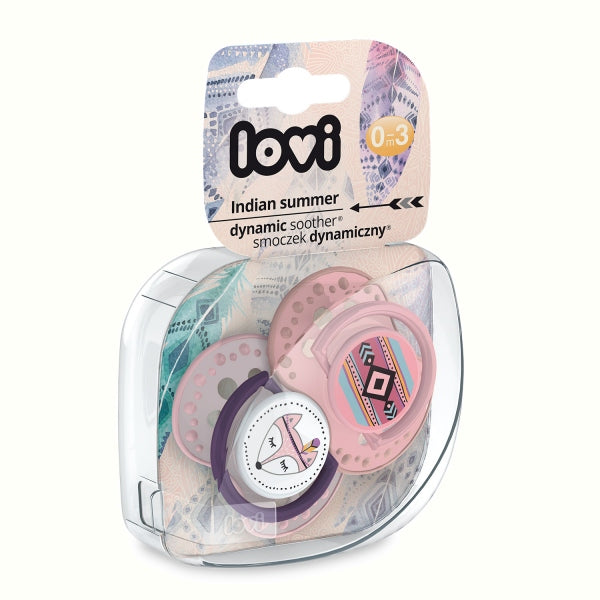 Lovi Suzeta Silicon Dynamic 0-3M 2 Pcs Indian Summer Fata - 22/855Girl [ps:d07c24de-ac76-4454-a762-0b84ce461db7]