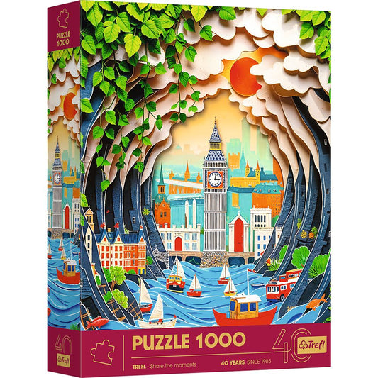 PUZZLE TREFL 1000 EDITIA ANIVERSARA 40 DE ANI 3D LONDRA - Imagine 1 [ps:ae772018-da2d-4719-a9cc-3f39efaf7eec]