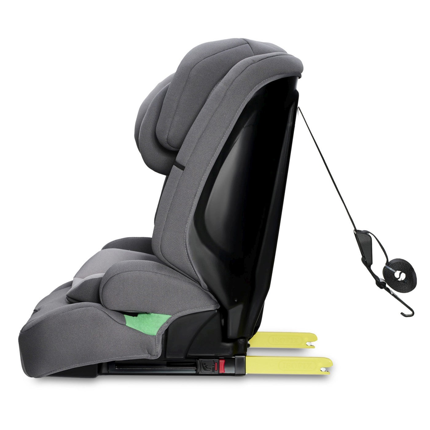 SCAUN AUTO I-SIZE, 76-150 CM, KINDERKRAFT SAFETY FIX 2, GREY - Gri [ps:d2c34a12-41c0-49b1-83be-75d073f3f9fa]