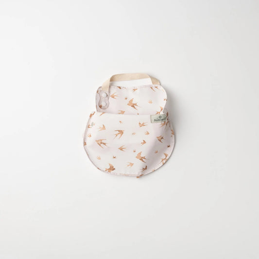 Baveta bebelusi 2 in 1 Miniware Catch & Cover, Golden Swallow [ps:b0408974-44d2-4f0c-addf-9c9f2e35e501]