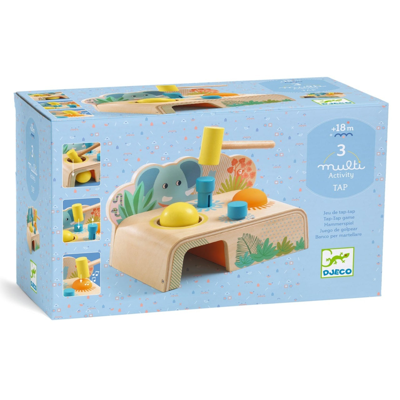Jucarie bebe din lemn Multi Tap, Djeco - Imagine 1 [ps:26f294f6-6f91-495c-8946-b545ce0d08d5]